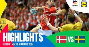 Denmark vs Sweden | Round 6 | EHF EURO Cup 2024