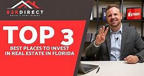 Top 3 best places to invest in real estate in Florida!