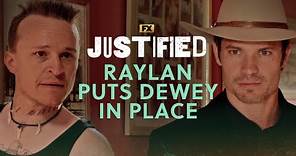 Raylan Puts Dewey in His Place - Scene | Justified | FX