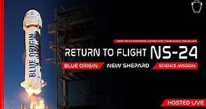 LIVE! Blue Origin NS-24 Launch