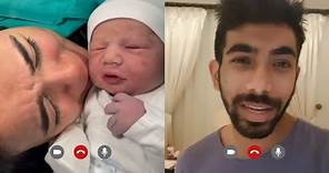 Jasprit Bumrah got emotional after seeing his new born baby boy for the first time with wife Sanjana
