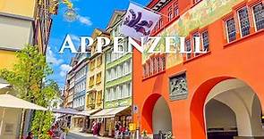 Appenzell 4K - The Most Beautiful Canton in Switzerland - Travel Vlog, Walking Tour