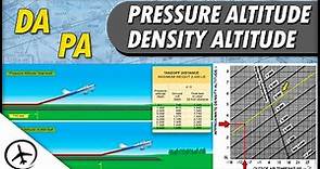 Pressure Altitude & Density Altitude Explained