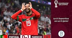 🔴 PORTUGAL 0-1 MARRUECOS | HISTORICO LO DE MARRUECOS | #qatar2022 #mundialqatar2022 ⚽️