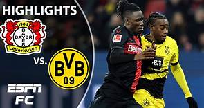 Bayer Leverkusen vs. Borussia Dortmund | Bundesliga Highlights | ESPN FC