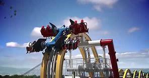 Six Flags Mexico Wonder Woman Coaster