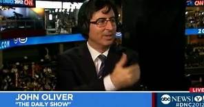 'Daily Show's' John Oliver Yells at Steny Hoyer at the Democratic National Convention Comedy