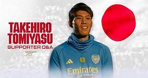 Takehiro Tomiyasu Q&A | Toughest teammate, Arsenal chants, songs | Japanese supporters questions