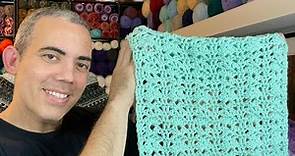 STITCH TUTORIAL: Rack Stitch - EASY! (Left Hand Crochet)