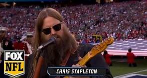 Super Bowl LVII: Chris Stapleton gives a moving rendition of the 'National Anthem' | NFL on FOX