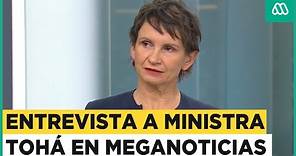 Entrevista a ministra Carolina Tohá ante anuncio de convocatoria del Cosena