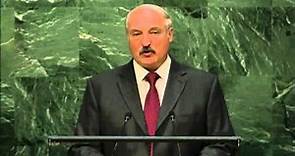 Belarus President: Alexander Lukashenko Full Speech at the UN (English): 28th September, 2015