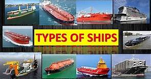Type of Ships in Merchant navy