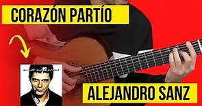 Corazón Partío (Alejandro Sanz) | Tutorial Guitarra Acordes y Ritmo