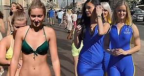 Russia , Walking in Saint-Petersburg |Beautiful Russian Girls on streets of Russian (July 2023) 🇷🇺