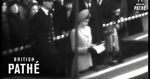 Princess Elizabeth Launches The 'caronia' (1947)