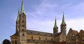 Bamberg Cathedral, Bamberg, Upper Franconia, Bavaria, Germany, Europe