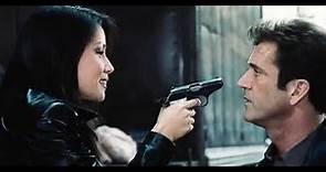 Pearl (Lucy Liu) gets the drop on Porter (Mel Gibson) - Action Scene | Payback (1999)
