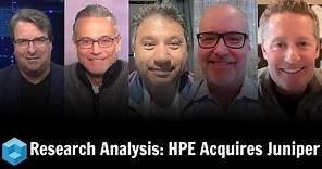 Research Analysis: HPE Acquires Juniper