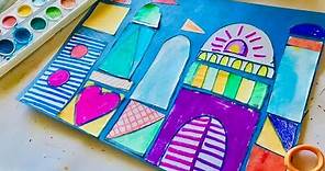 How to draw a MARY BLAIR-inspired Castle