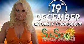 December 19th Zodiac Horoscope Birthday Personality - Sagittarius - Part 1