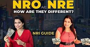 NRE and NRO Account Difference Explained I NRI Guide