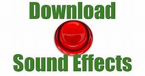 How To: Download Sound Effects