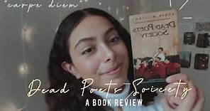 Dead Poets Society; a book review