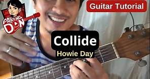 Howie Day 'Collide' guitar chords tutorial - capo/no capo