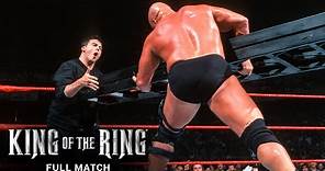 FULL MATCH- Steve Austin vs. Mr. McMahon & Shane McMahon – Ladder Match: WWE King of the Ring 1999