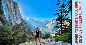 Upper Yosemite Fall Hiking Route + Tips! Yosemite National Park, CA Prepare for the hike!