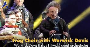 Celebration of Harry Potter Frog Choir conducted by Warwick Davis - Filius Flitwick