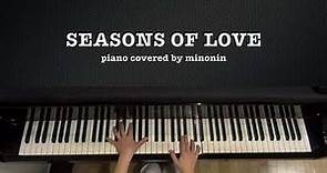 Seasons of Love / RENT piano cover +sheet music【楽譜あり】