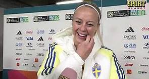 Amanda Ilestedt after Sweden's 5-0 win against Italy