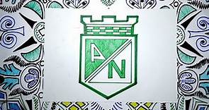 Dibuja el escudo oficial del Atlético Nacional de Medellin