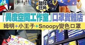 【#購物兵團】「異度空間工作室」口罩實體店 姆明 小王子 Snoopy
