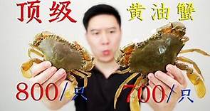 世界最贵的螃蟹，1斤2000元顶级黄油蟹，打开蟹盖果然没让我失望！【小文哥吃吃吃】
