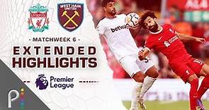 Liverpool v. West Ham United | PREMIER LEAGUE HIGHLIGHTS | 9/24/2023 | NBC Sports