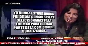 Carmen Omonte: los intereses de la fiscalizadora y hoy ministra de la Mujer