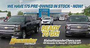 New and Pre-Owned Chevrolets In Stock | Blaise Alexander Chevrolet