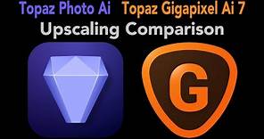 TOPAZ PHOTO AI and TOPAZ GIGAPIXEL AI (Upscaling and Enhancing Comparison)