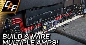 Two Fuse Blocks, Multiple Amps and DSP? How to Wire COMPLEX Amplifier Rack!