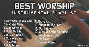 [10시간] Best Christian Songs 2023 Worship Instrumental Music Playlist | 잔잔한 피아노 찬양 연주 모음 | 기도음악