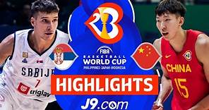 Serbia 🇷🇸 vs China 🇨🇳 | J9 Highlights | FIBA Basketball World Cup 2023