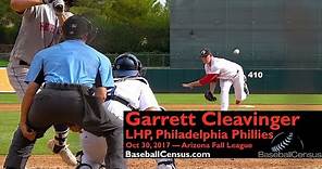Garrett Cleavinger, LHP, Philadelphia Phillies — October 30, 2017 (AFL)
