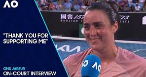 Ons Jabeur On-Court Interview | Australian Open 2024 First Round