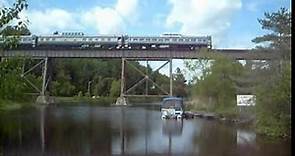 Orford Express on Eastman bridge