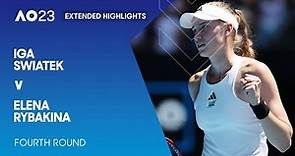 Iga Swiatek v Elena Rybakina Extended Highlights | Australian Open 2023 Fourth Round