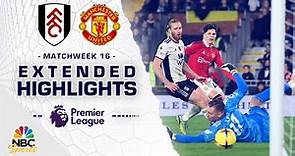 Fulham v. Manchester United | PREMIER LEAGUE HIGHLIGHTS | 11/13/2022 | NBC Sports