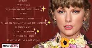 Taylor Swift 'Red' (TV) Tracklist & Collabs REVEALED!